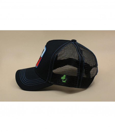 Capslab casquette trucker Dingo noir